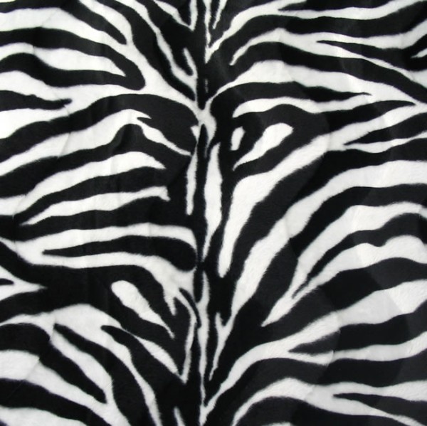 Zebra Tierfellimitat 