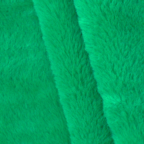 Fellimitat Kunstfell Super Soft Gras-Grün