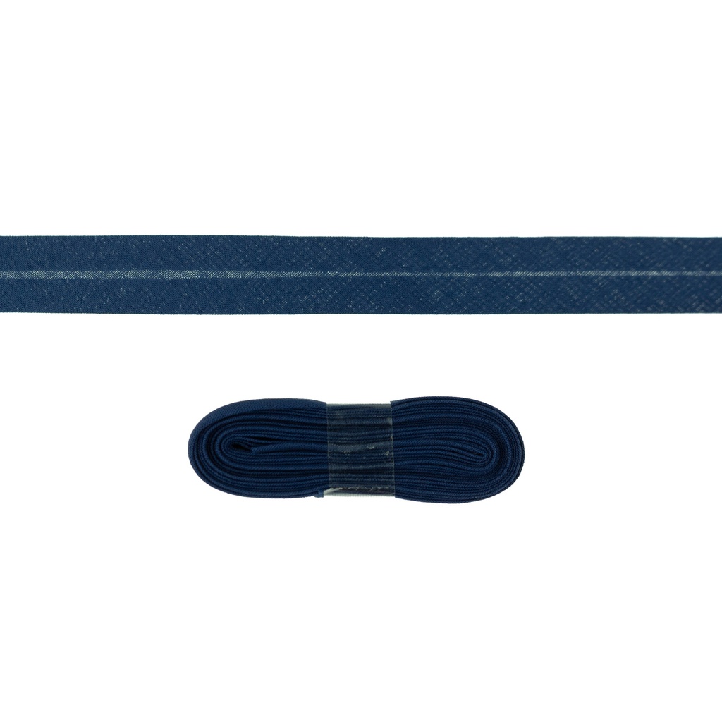 3m Baumwoll Schrägband 20mm  Dunkel-Blau