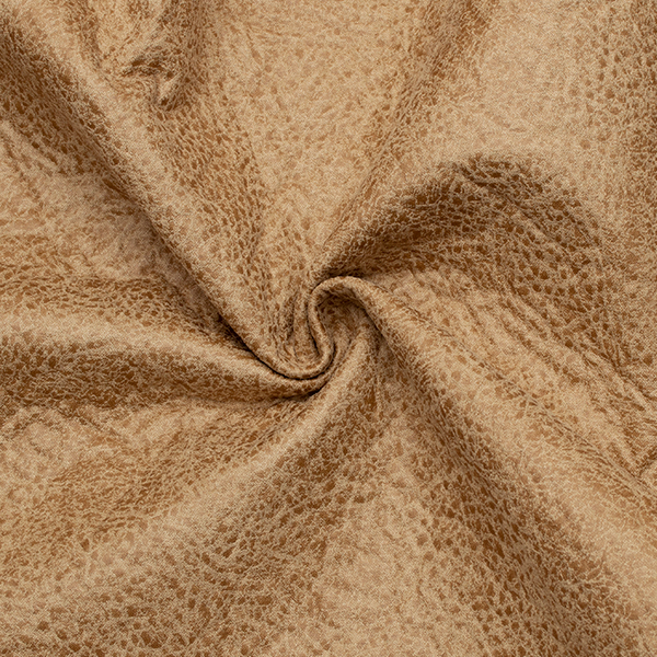 Microfaser Polsterstoff Büffel Optik 3 Sand