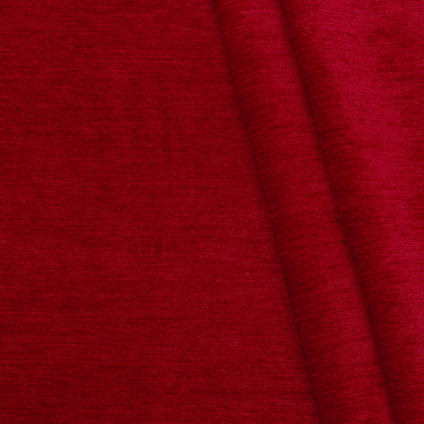 Chenille Polsterstoff  Rot