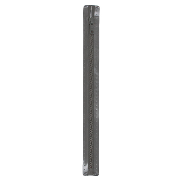 Reißverschluss S4 Profil teilbar 45 cm - Farbe 002 Dunkel-Grau