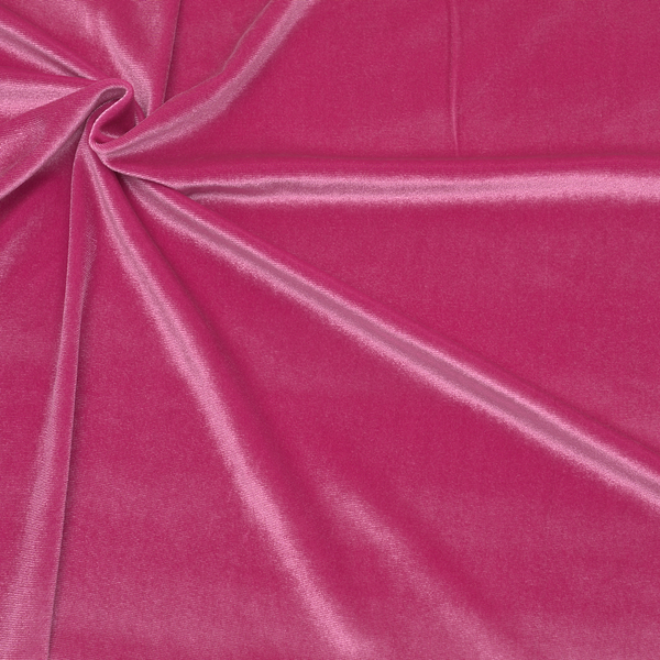 Stretch Pannesamt Deluxe Pink