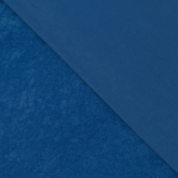 Modestoff Dekostoff universal Wildleder Optik Royal-Blau