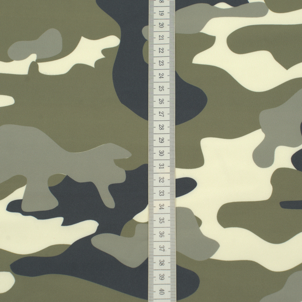 Bi-Stretch Jersey Sportswear Camouflage Khaki