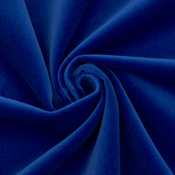 100% Baumwolle Samt Royal-Blau