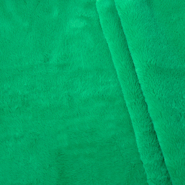 Fellimitat Kunstfell Super Soft Gras-Grün