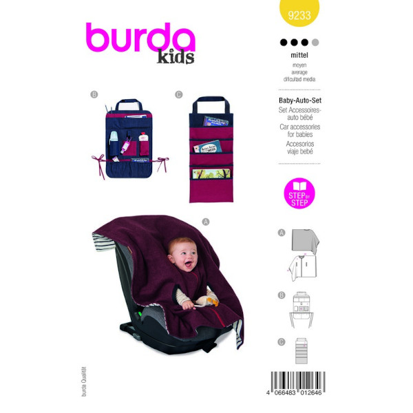 Baby - Auto - Set, onesize, Schnittmuster Burda 9233