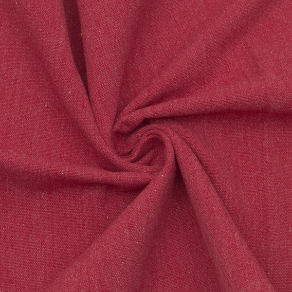 Baumwolle Polyester Canvas schwere Qualität Rot meliert