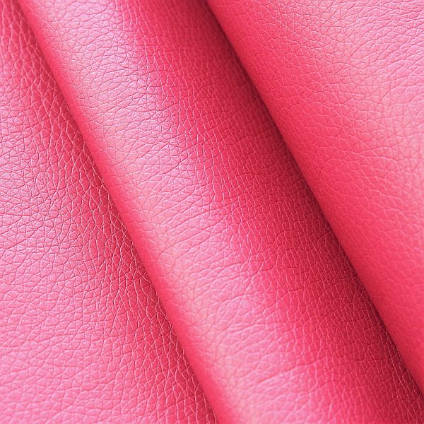 Lederimitat PU Kunstleder Soft Touch Metallic Rosa-Pink