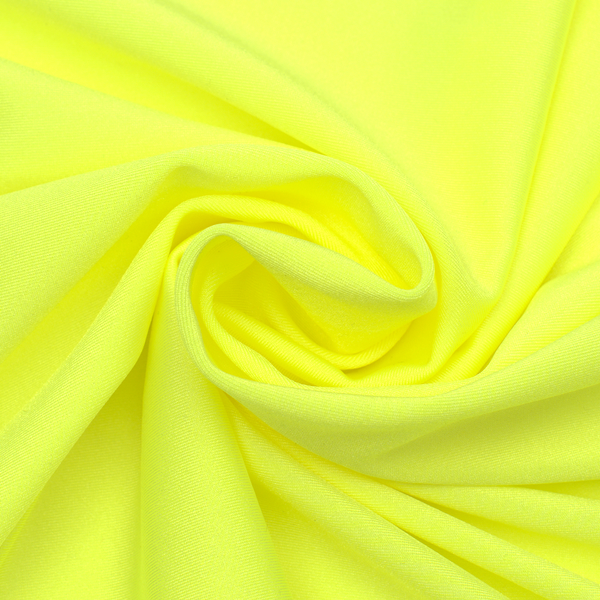Bi-Stretch Jersey Badeanzug Stoff Neon-Gelb