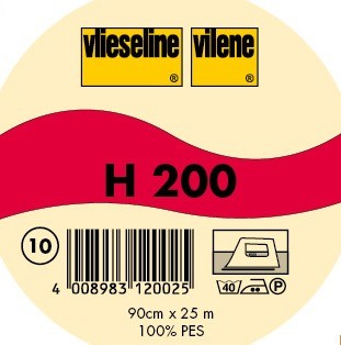Vlieseline Bügeleinlage Typ H200 Weiss