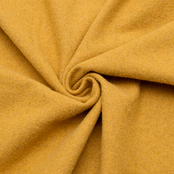 Mantel Wollstoff Senf-Gelb