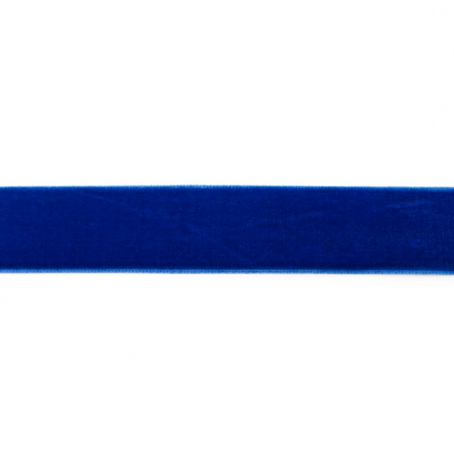 Samtband Breite 25mm Farbe Royal-Blau