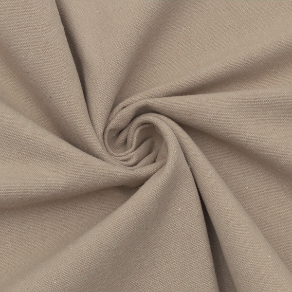 Baumwolle Polyester Canvas schwere Qualität Beige meliert
