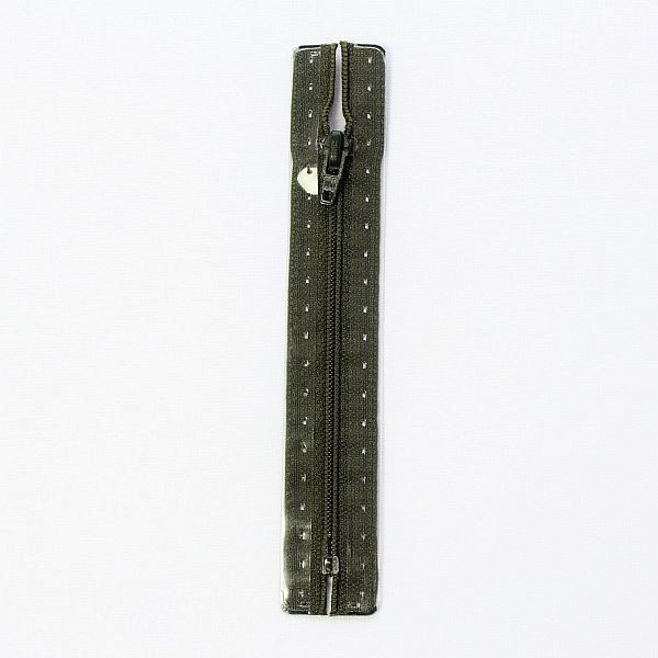 Reißverschluss S1 Typ ut 12 cm Farbe 542 Braun-Oliv