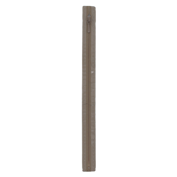Reißverschluss S2 Typ 0 Nahtfein 30cm - Farbe 837 Grau-Braun