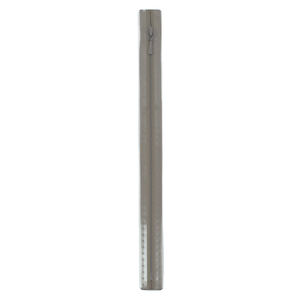 Reißverschluss S2 Typ 0 Nahtfein 30cm - Farbe 004 Mittel-Grau