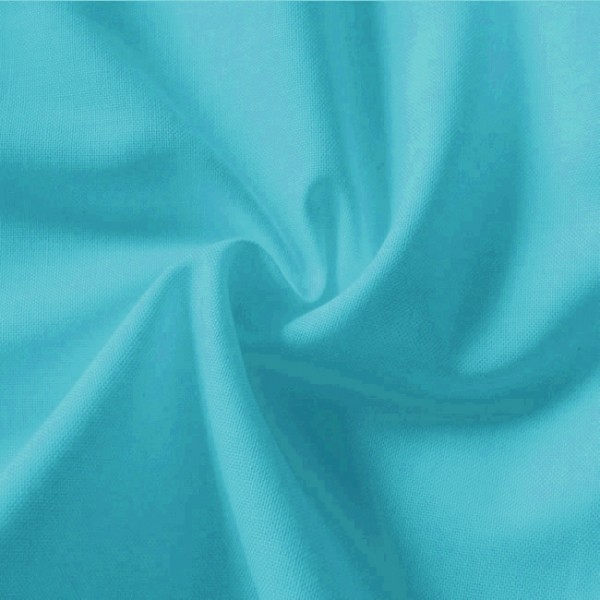 Baumwolle Fahnentuch Farbe Azur-Blau