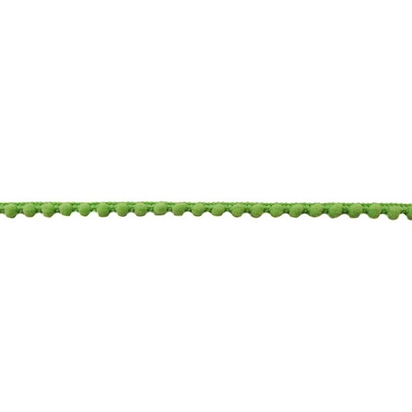 Bommelborte "Pompom-mini" 12mm Farbe Lind-Grün