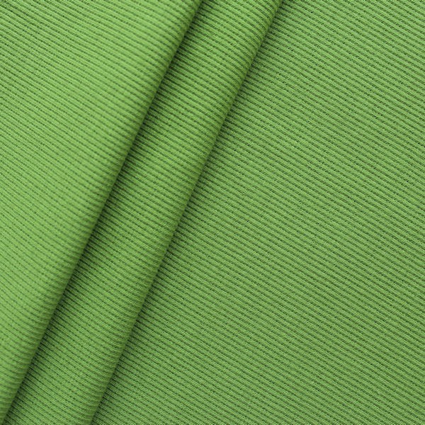 Baumwoll Bündchenstoff Grün