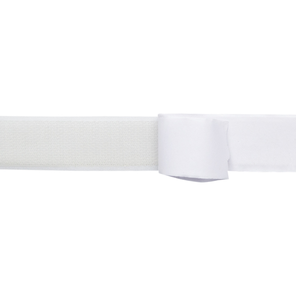 Klett Hakenband selbstklebend 25mm Weiss
