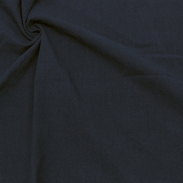 1,70 Meter - 100% Baumwolle "Vintage Look" Farbe Marine-Blau