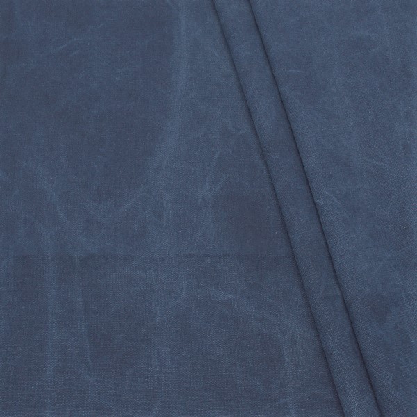 Baumwolle-Polyester Canvas schwere Qualität Vintage Washed Jeans-Blau