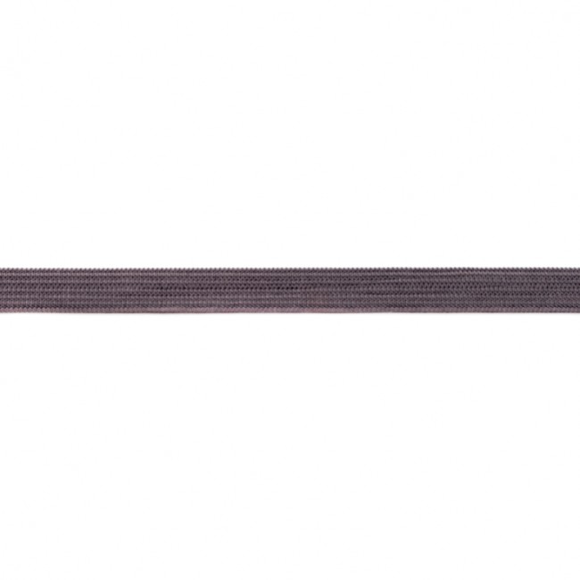  2m Elastikband Breite 10mm Farbe Dunkel-Grau