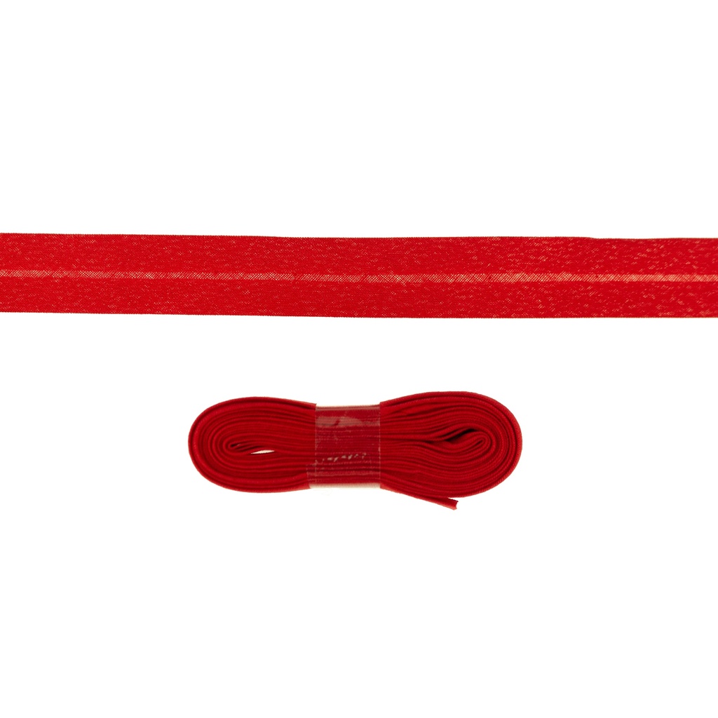 3m Baumwoll Schrägband 20mm Rot
