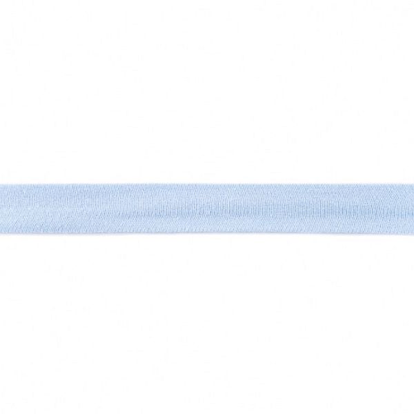 Baumwolljersey Schrägband Breite 20mm Farbe Baby-Blau