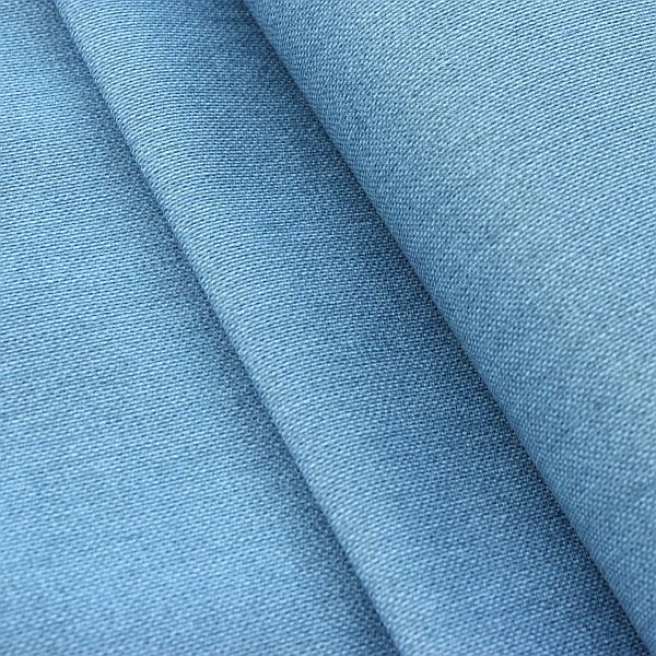 Dekostoff beschichtet Melange Jeans-Blau