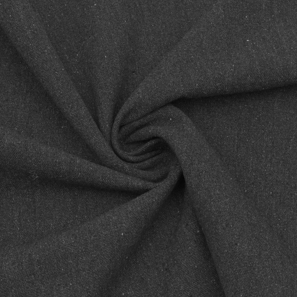 Baumwolle Polyester Canvas schwere Qualität Schwarz meliert