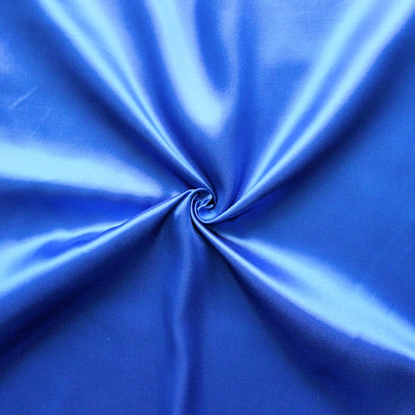 Satin Stoff Royal-Blau