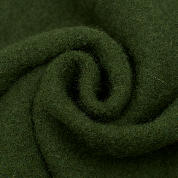 100% Wolle Walkloden Laub-Grün