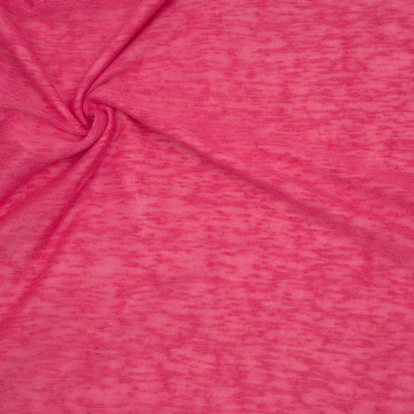 Viskose Feinstrick Jersey Slub Optik Pink