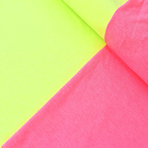 Stretch Jersey Neon Melange Farben