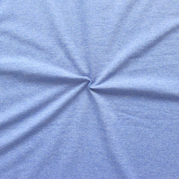 Baumwoll Stretch Jersey Jeans-Blau melange