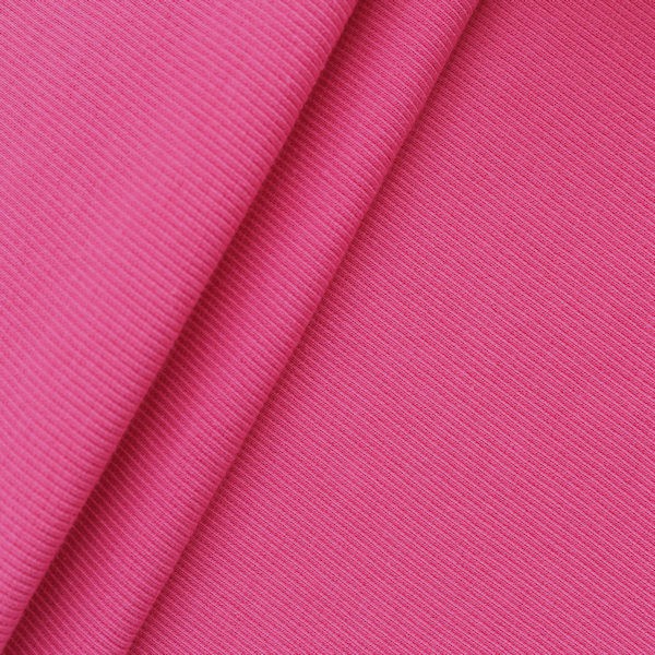 Baumwoll Bündchenstoff Pink