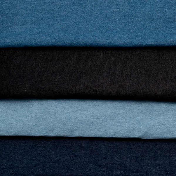 Baumwolle Denim Jeans Stoff leichte Qualität Hell-Blau