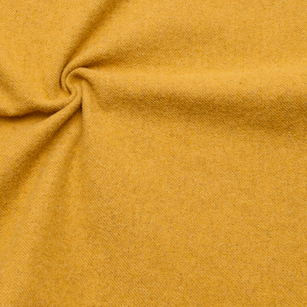 Mantel Wollstoff Senf-Gelb