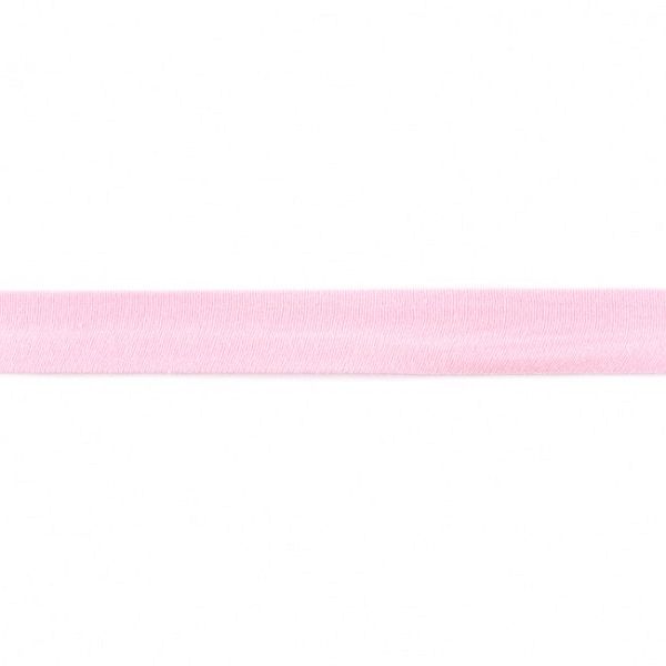 Baumwolljersey Schrägband Breite 20mm Farbe Rosa