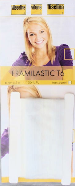 5m Vlieseline Framilastic T 6 SB - 6mm breit transparent