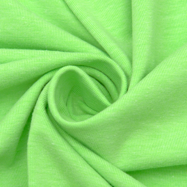 Baumwoll Stretch Jersey Fashion Basic Neon-Grün