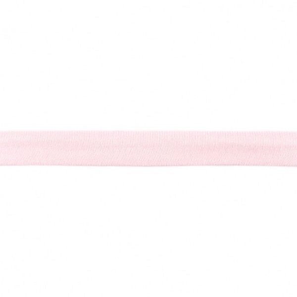 Baumwolljersey Schrägband Breite 20mm Farbe Baby-Rosa
