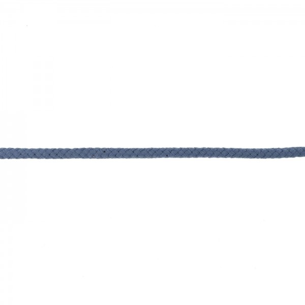 Baumwollkordel 8mm Jeans-Blau