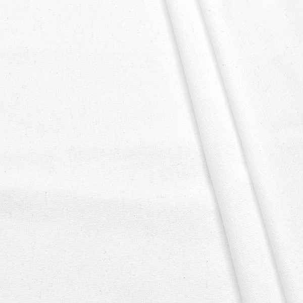 Baumwolle Polyester Canvas schwere Qualität Weiss