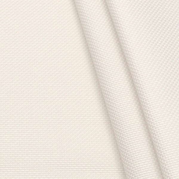 Indoorstoff Outdoorstoff Tweed Optik Perl-Weiss