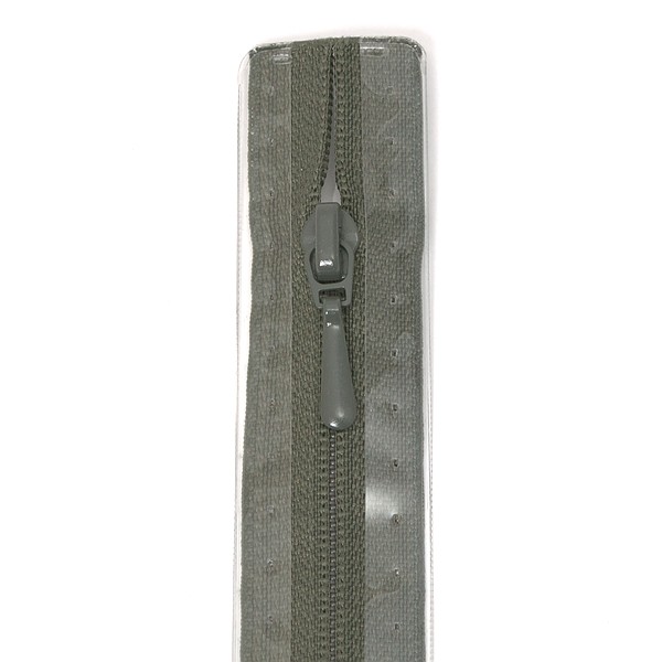 Reißverschluss S2 Typ 0 Nahtfein 30cm - Farbe 002 Dunkel-Grau