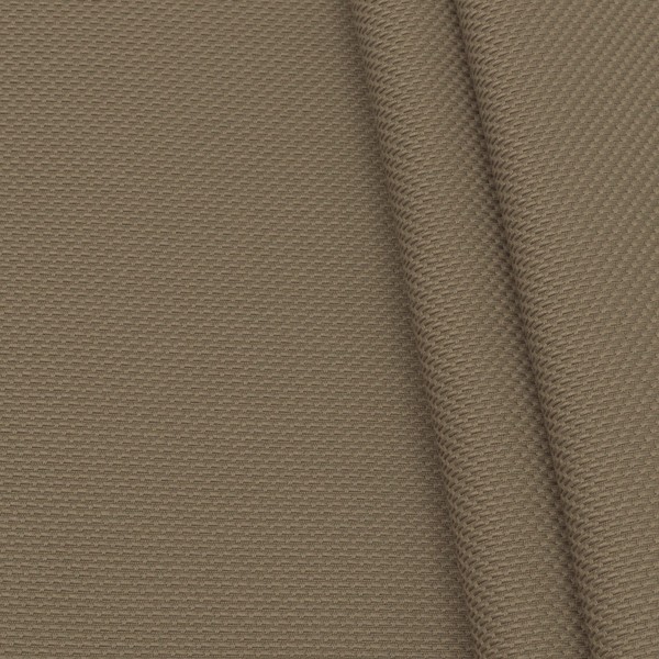 Outdoorstoff Tweed Optik Dunkel-Taupe